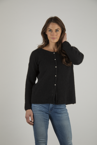 100% Cashmere Maud Cardigan (Secret)