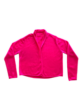 Load image into Gallery viewer, 100% Cashmere No.8 Cropped Open Cardi (Secret)