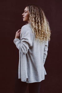 100% Cashmere No.7 Open Cardi (Preorder)