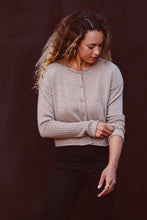 Load image into Gallery viewer, 100% Cashmere No.1 Taylor Cardi (Secret)