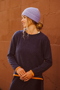 100% Cashmere No.15 Jayne Crewneck (Secret)